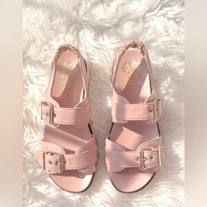 NIB•VINCE CAMUTO Buckle Strap Slingback Sandals 7.5-8